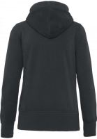 LADIES' VINTAGE ZIPPED Kapucnis felső SWEATSHIRT Vintage Charcoal